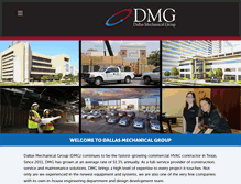 Tablet Screenshot of dallasmechanicalgroup.com